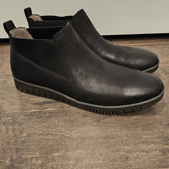 New Dansko Women's Louisa Black Burnished Leather Ankle Booties sz 42/US 11.5-12 - Picture 7 of 9